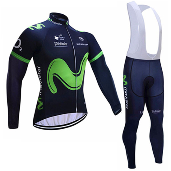 Abbigliamento ciclismo Movistar ML 2017 nero